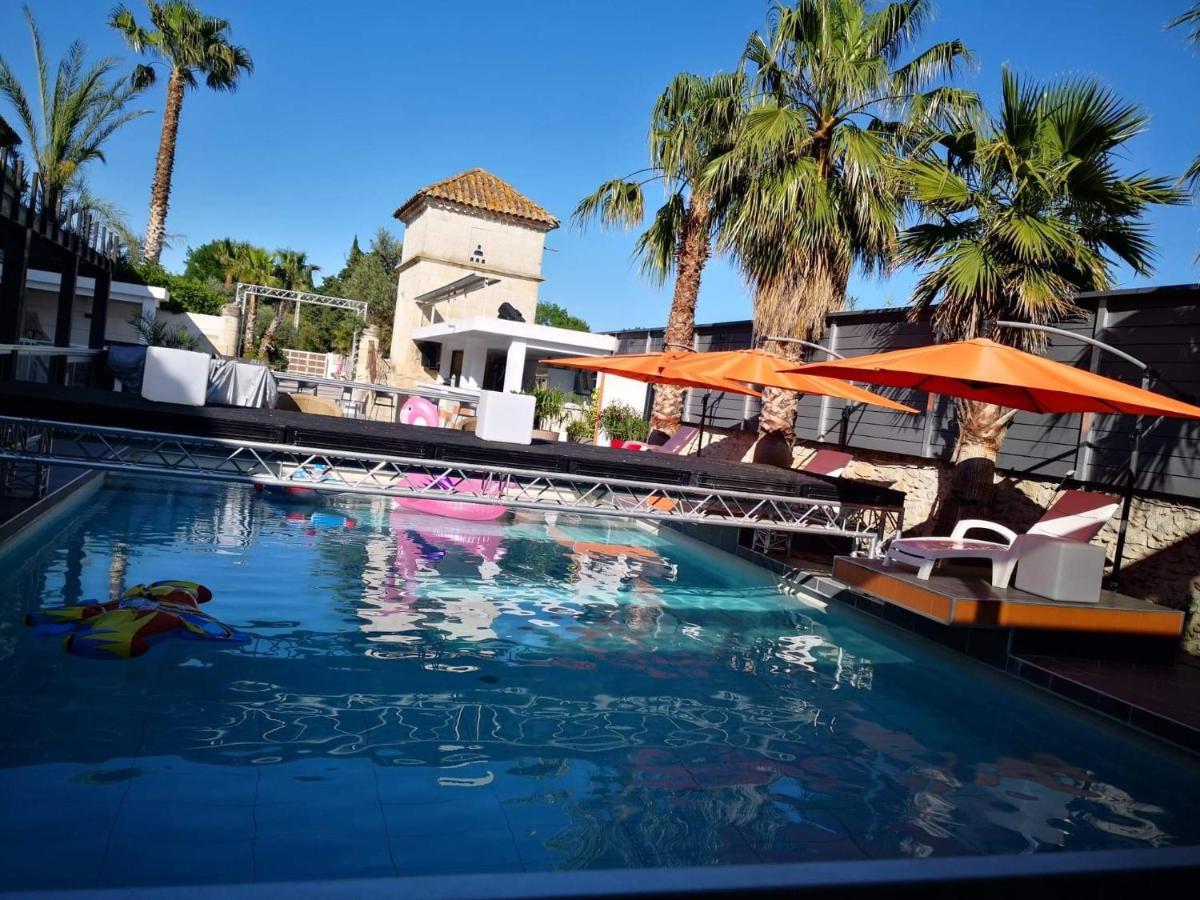 Mas La Farelle Gite, Fitness & Salle De Jeux Gratuite & Spa En Supplement Nîmes Exterior photo